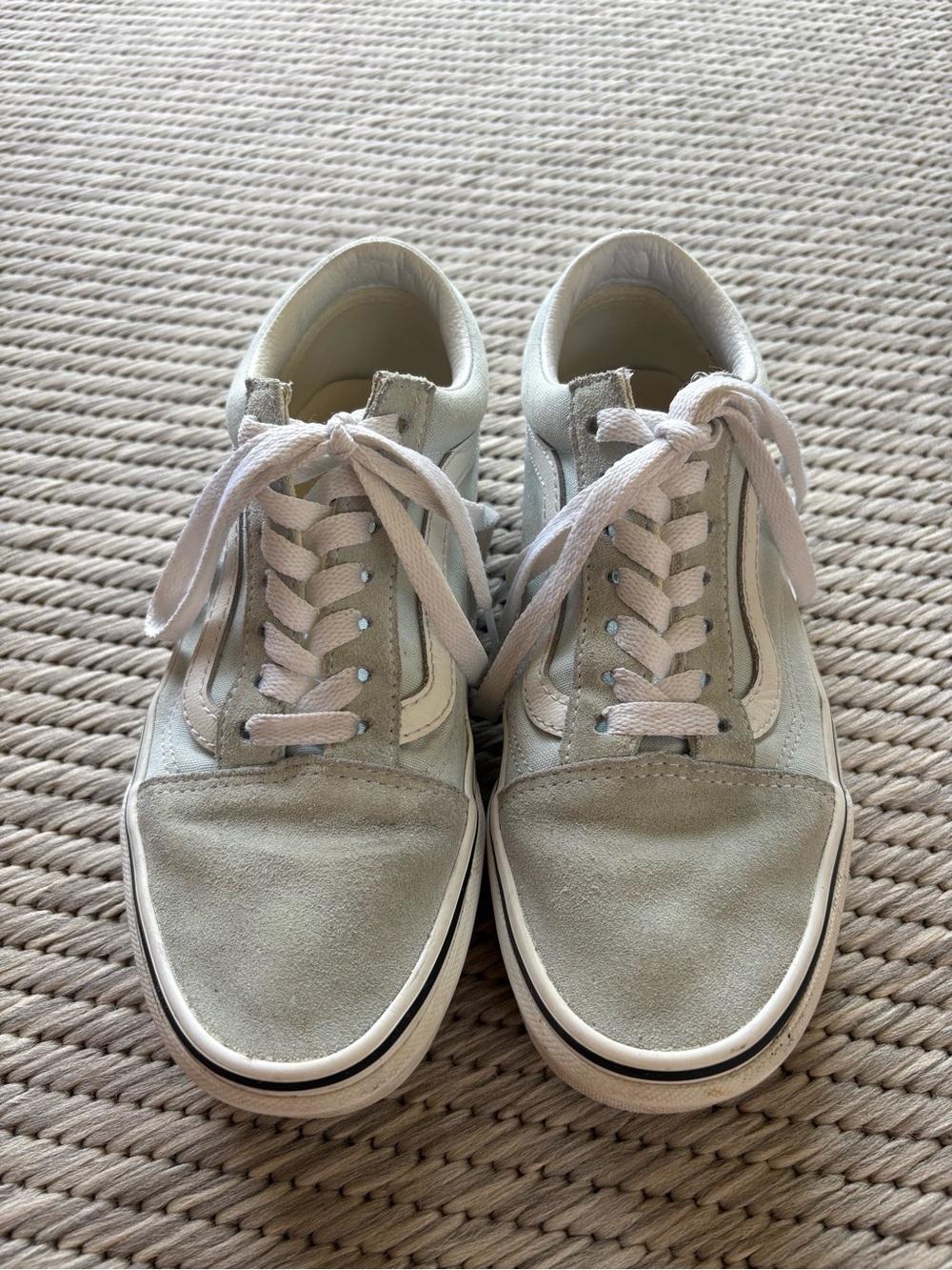 Vans Old Skool Baby Blue/Green Pastel Suede Low Top Size 6 Women’s Shoes